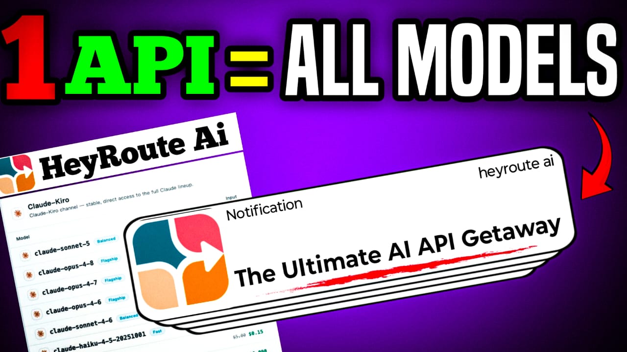 HeyRoute AI: GPT &amp; Claude Ek API Mein | Prompt Minds Blog