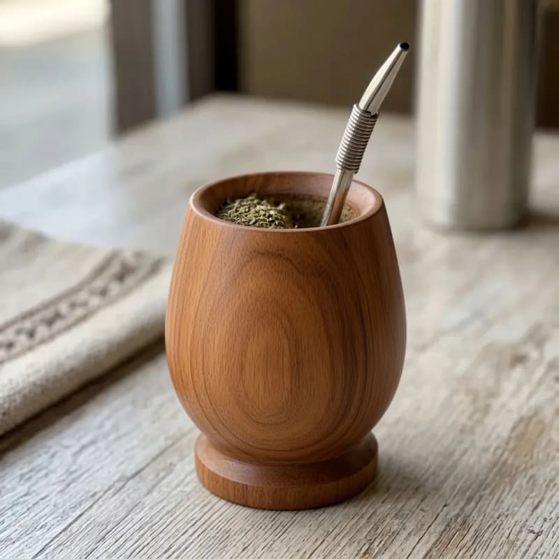 Mate de Algarrobo Pulido