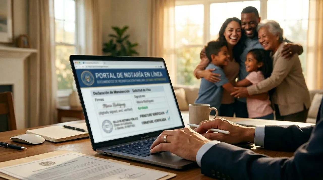 Reunificación Familiar en Chile: Documentos con Notaría Online