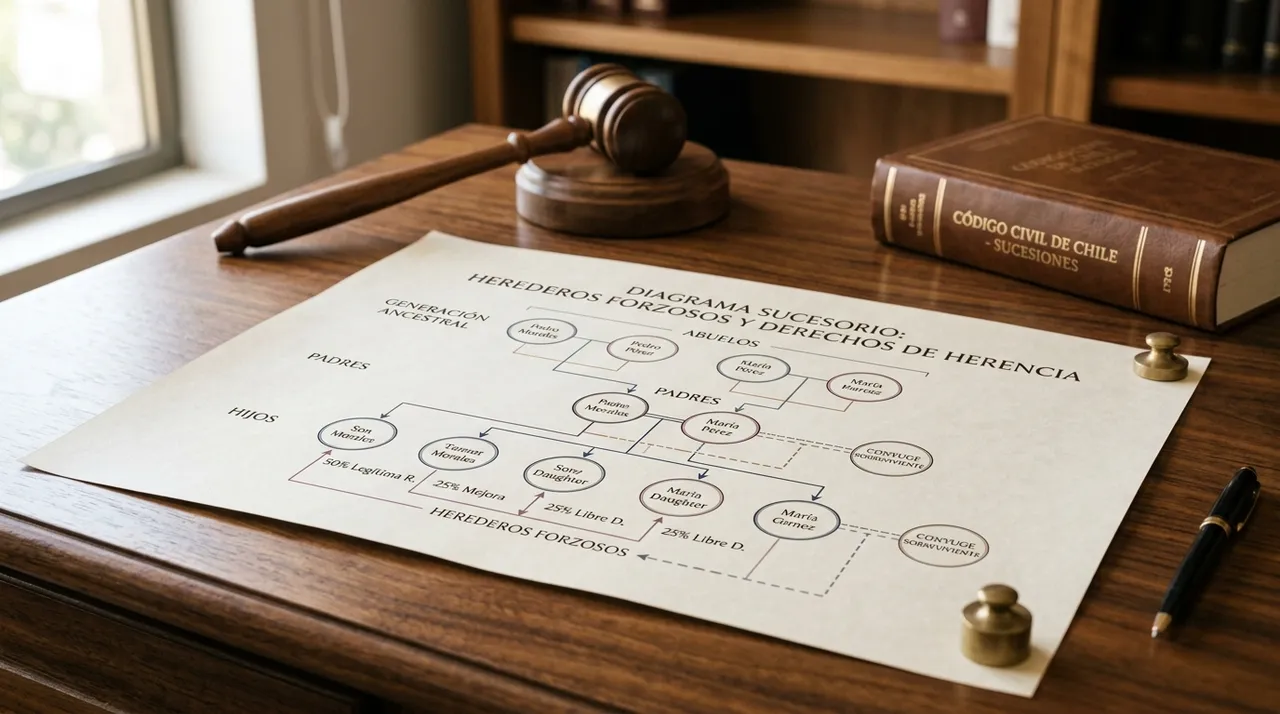 Herederos forzosos en Chile: Quiénes son y qué les corresponde