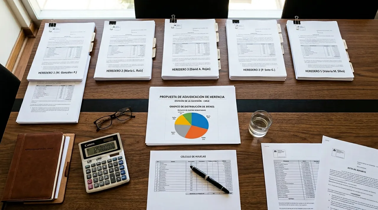 Cómo partir una herencia con varios herederos en Chile