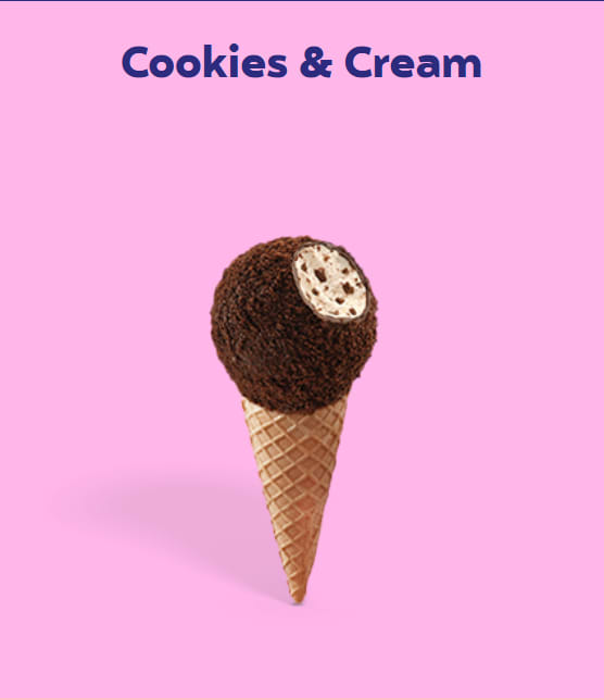 Cookies and Cream Hocco Cone