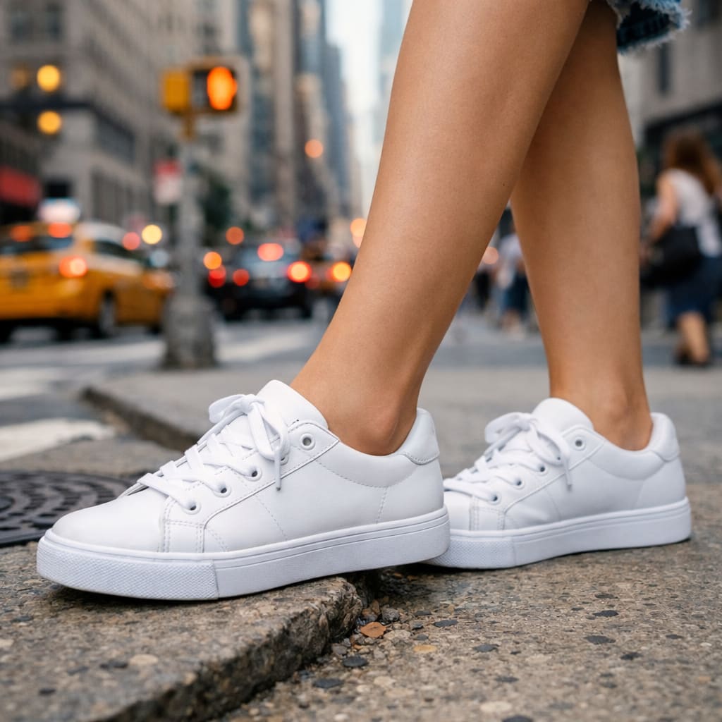 Basic White Sneakers