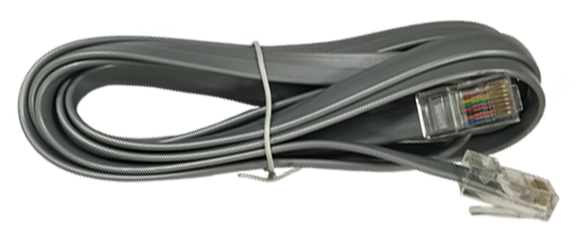 ROLLOVER SERIAL CABLE RJ45-RJ4  5 GRAY 43M USED WITH W1850 - NULL