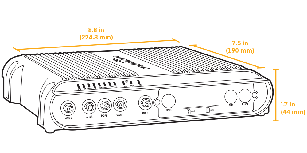 IBR1700 Series Ruggedized Router | Cradlepoint