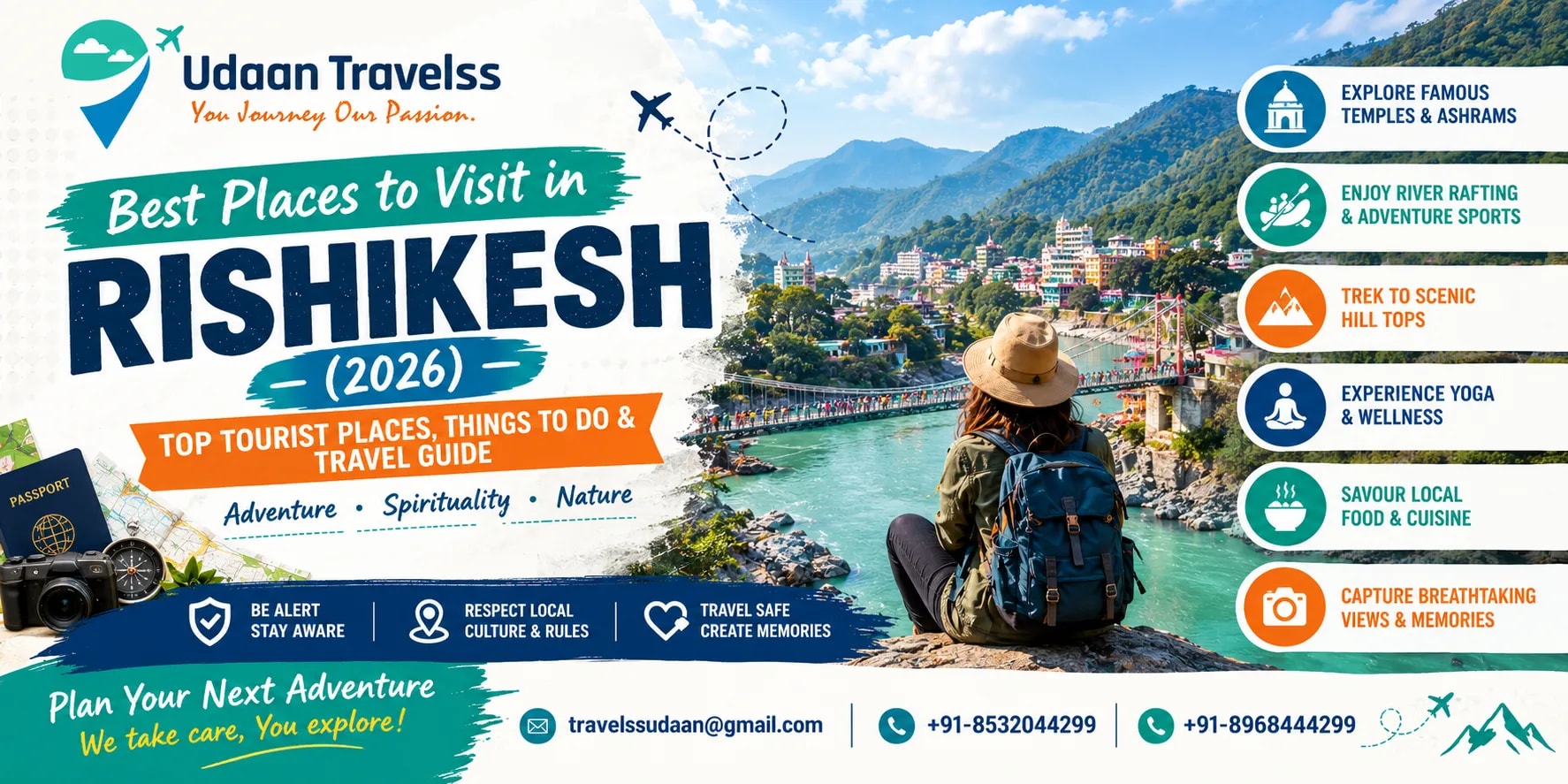 Best Places to Visit in Rishikesh (2026): Top Tourist Places, Things to Do & Travel Guide