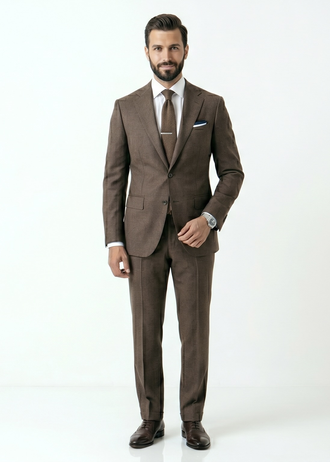 Royal Brown Mens Suit