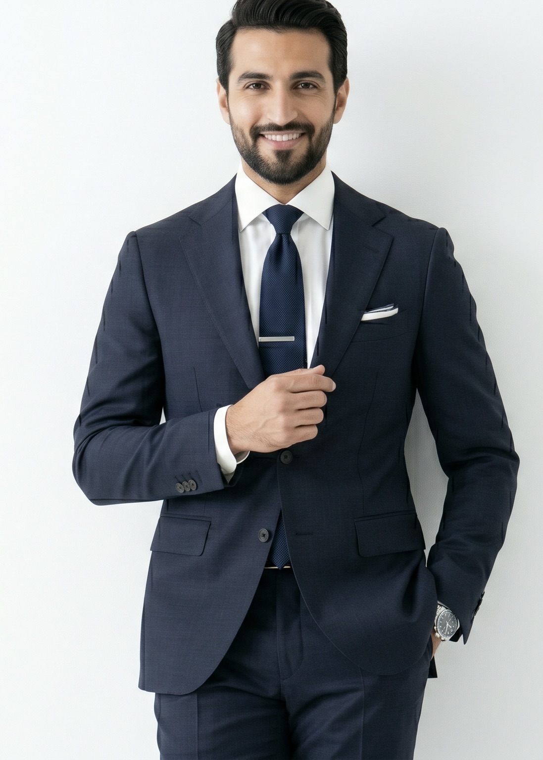 Midnight Navy Suit For Men