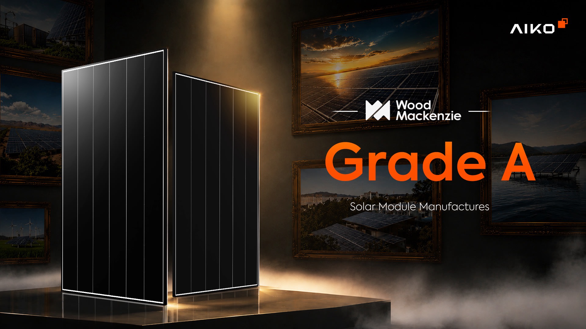 AIKO alcanza la clasificación Grade A de Wood Mackenzie en su ranking global de fabricantes de módulos solares 2026