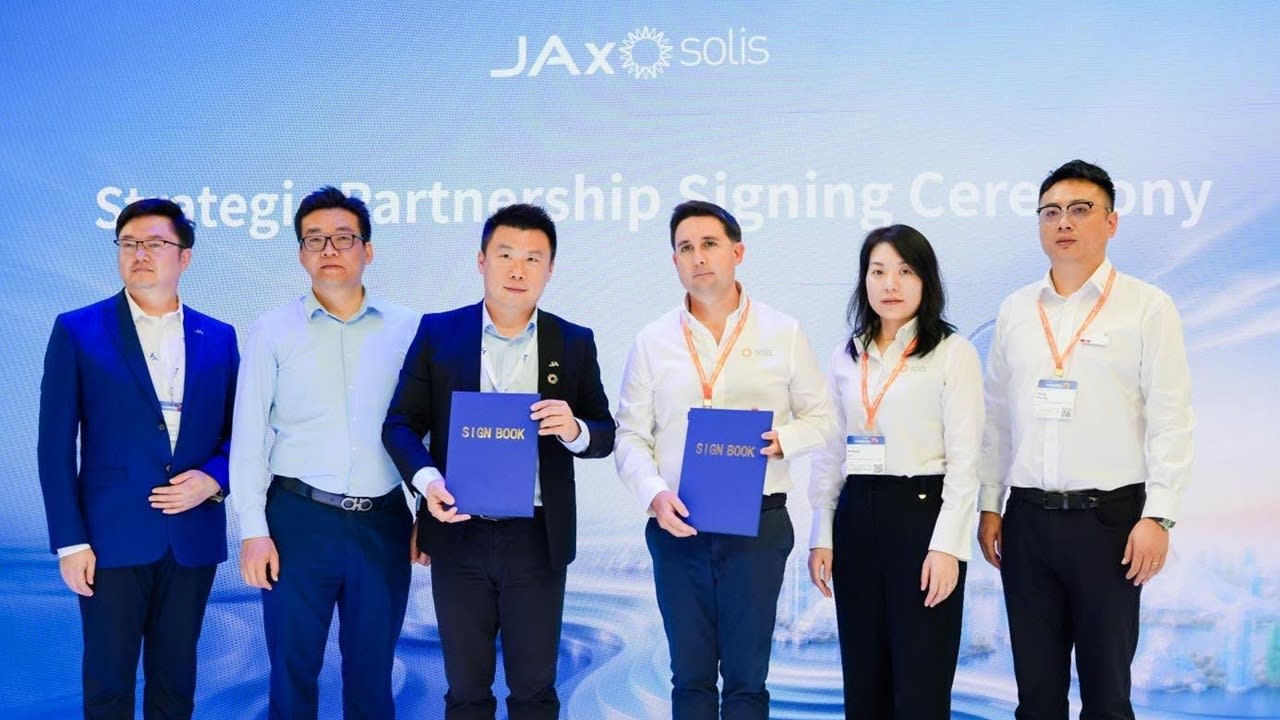 Solis y JA establecen una alianza estratégica durante Intersolar Europe 2026 en Múnich, Alemania
