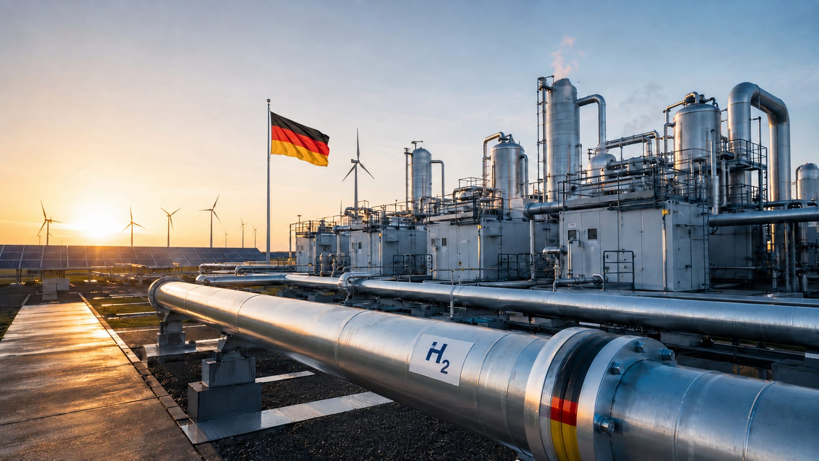 Alemania pone precio al futuro del hidrógeno con casi 6 GW reservados