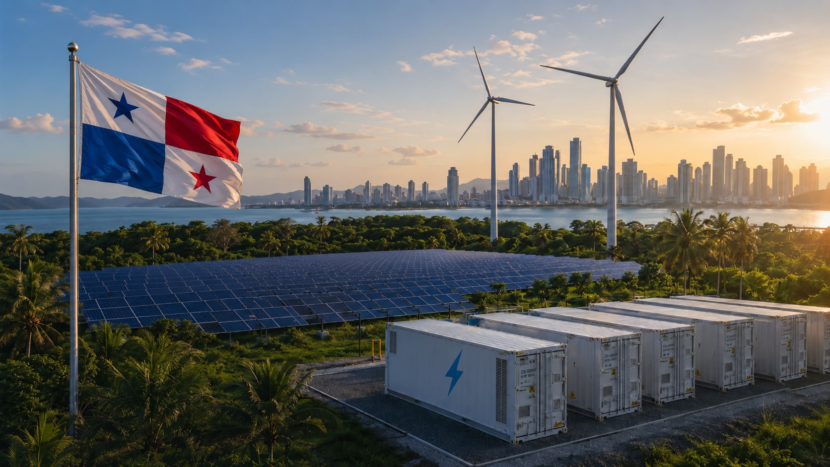 Panamá supera el 57% de capacidad renovable: ¿cómo cambiará el mercado con BESS?