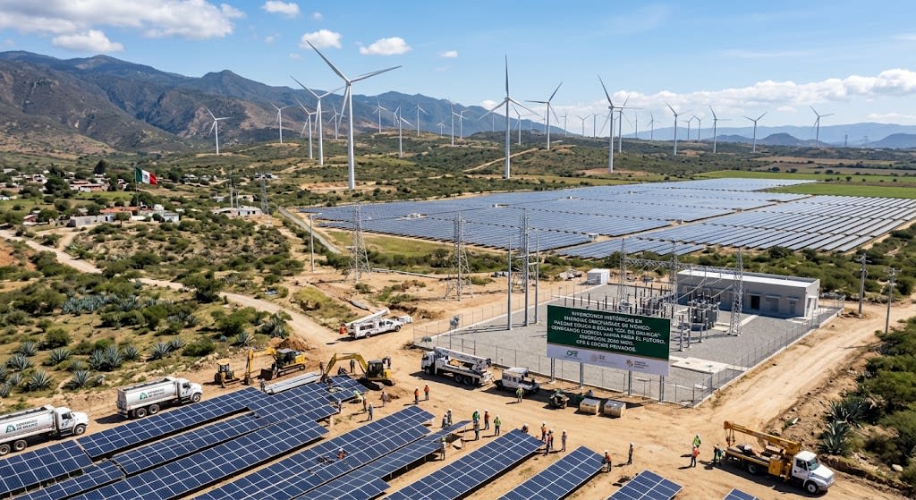 CFE va por su mayor expansión renovable en México: 15,2 GW nuevos y más de 4 GW por asignar