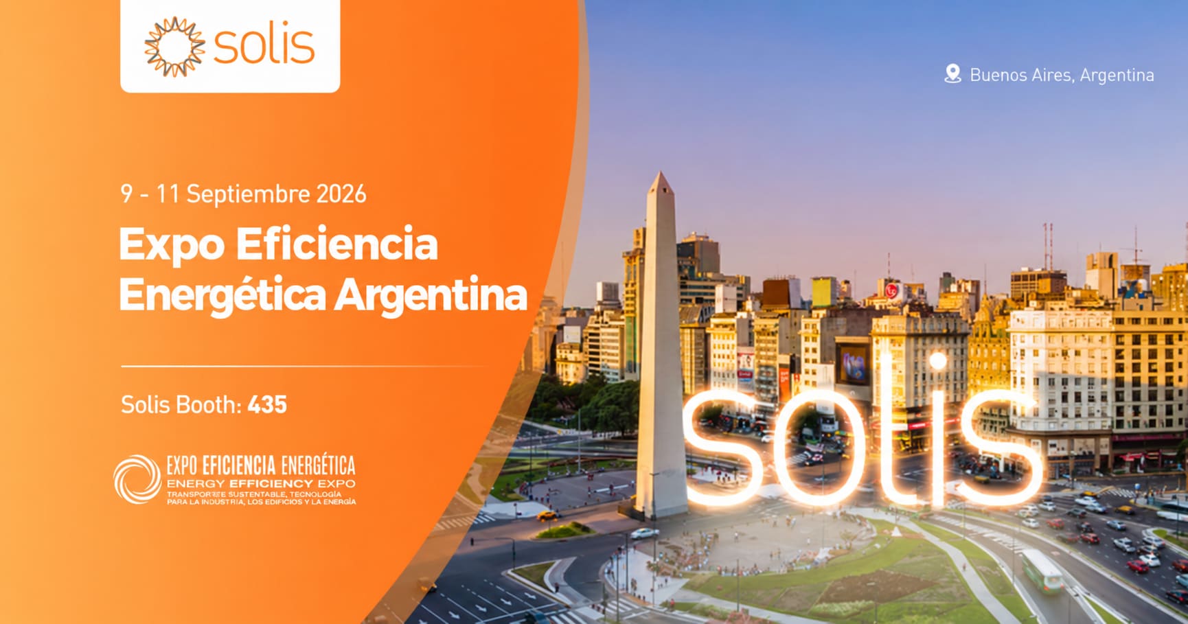Solis hace su debut en Argentina en Expo Eficiencia Energética 2026 con nuevas soluciones de almacenamiento residencial y C&I
