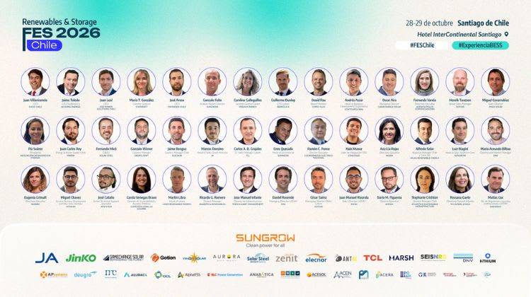 ¡Últimas horas de preventa y 90% de aforo para FES Chile! CEOs, +40 GW de BESS en desarrollo y nuevas inversiones renovables marcarán la agenda 