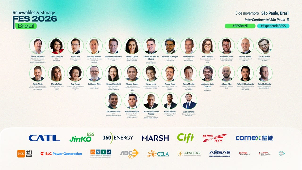 FES Brasil reunirá a los gigantes energéticos ante una nueva ola de inversiones y subastas clave para las renovables