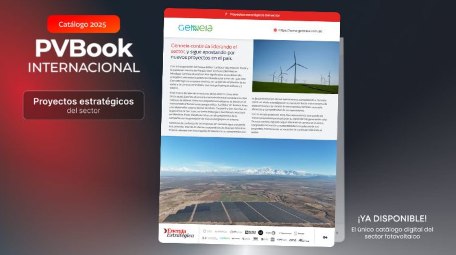 Eólica, solar y BESS: Genneia marca el rumbo con USD⬯900 millones y contratos clave