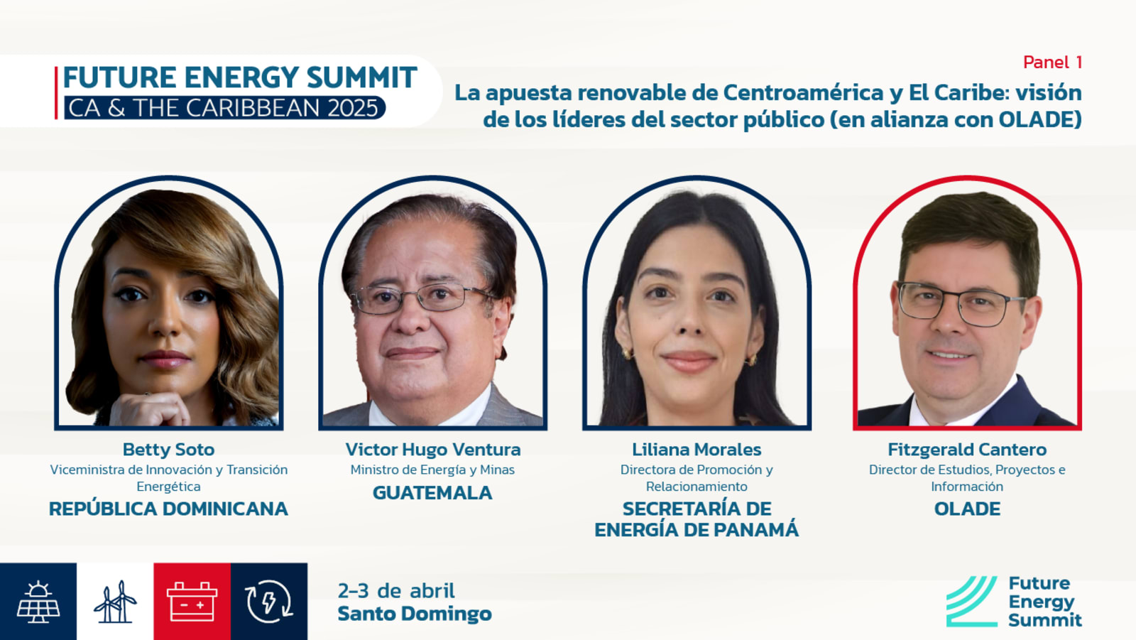 Centroamérica y el Caribe en foco: autoridades regionales debatirán la visión pública de la transición energética en FES Caribe 2025