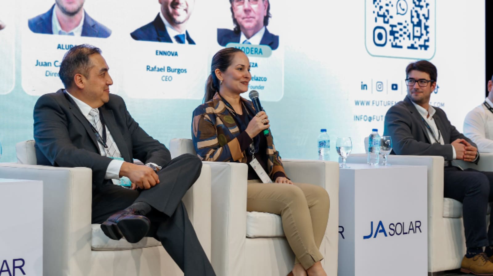María Esparza, Business Development Manager de Aggreko, durante FES Caribe