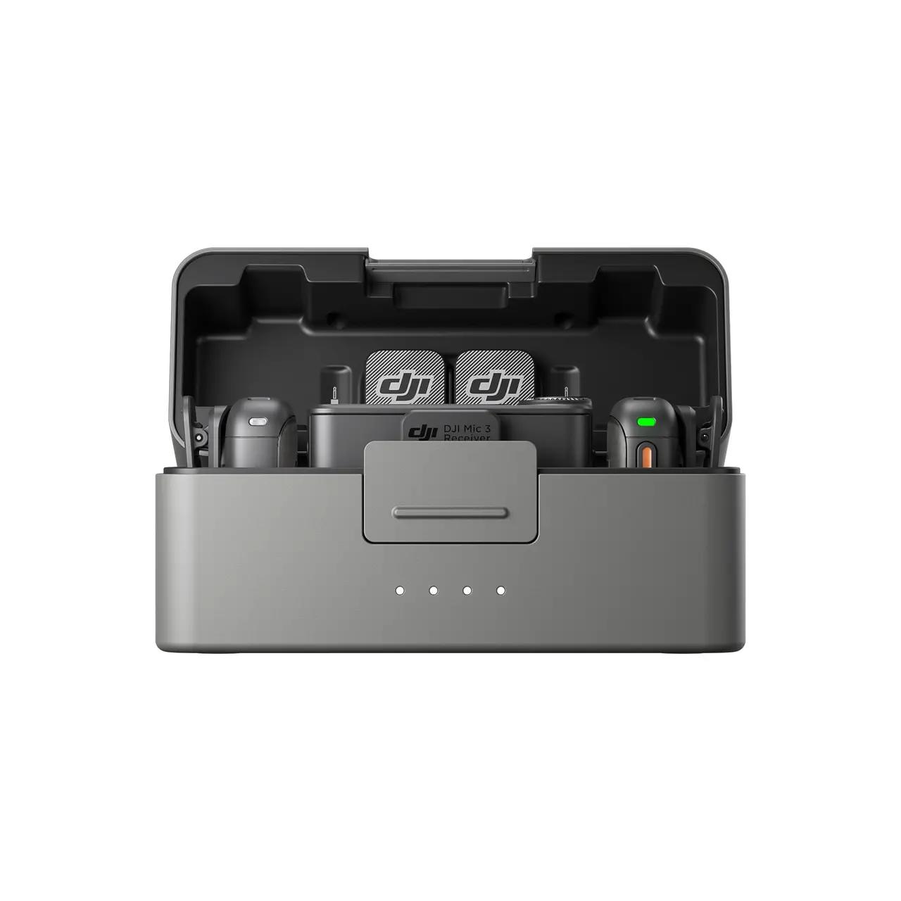 DJI Mic 3 Wireless Microphone System – 2 TX + 1 RX + Charging Case 2