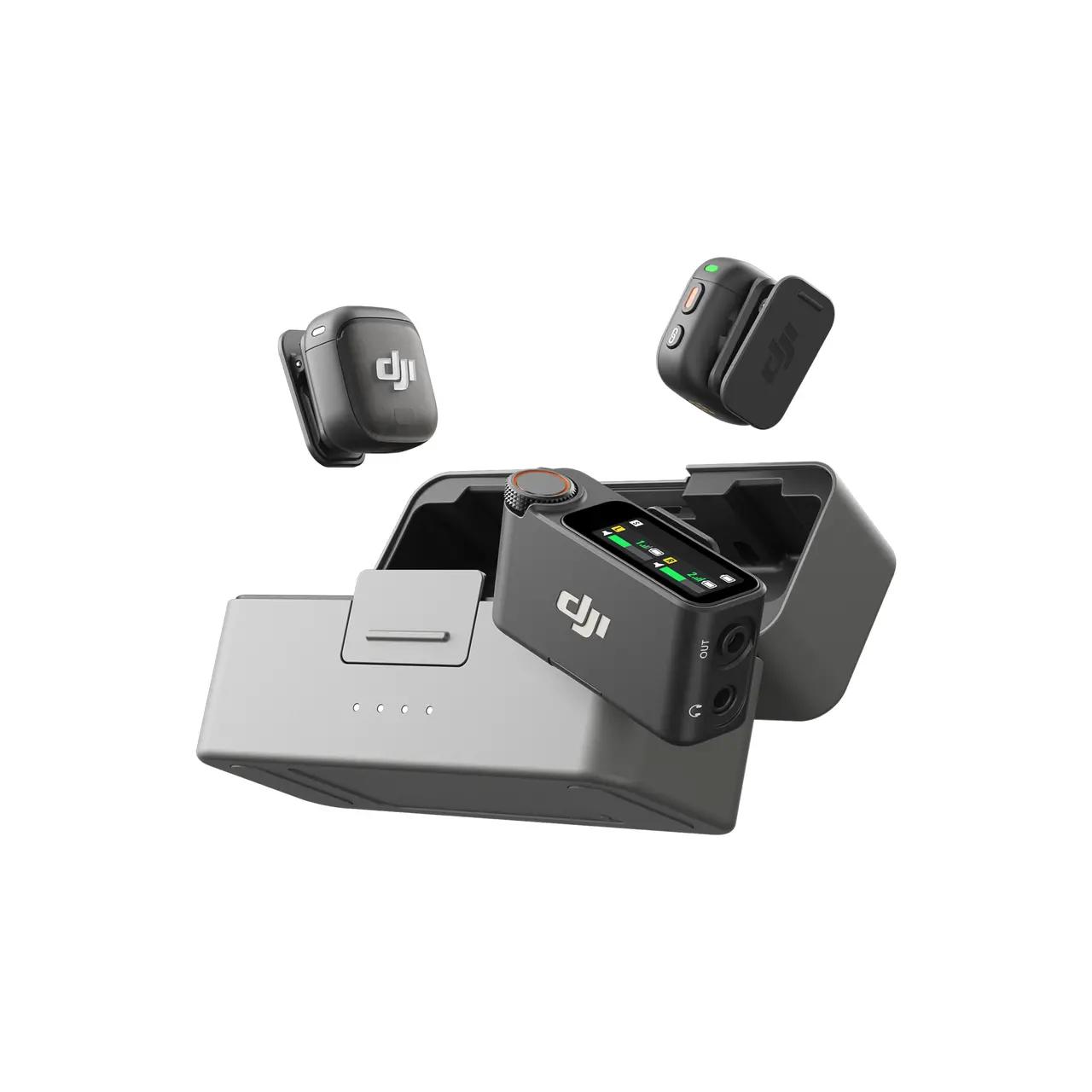 DJI Mic 3 Wireless Microphone System – 2 TX + 1 RX + Charging Case 4