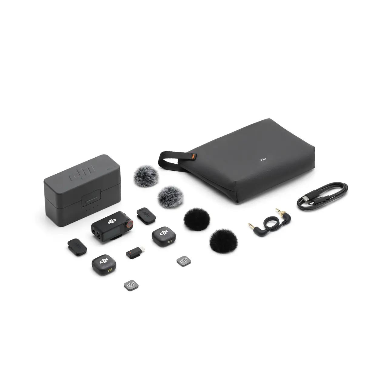 DJI Mic 3 Wireless Microphone System – 2 TX + 1 RX + Charging Case 6