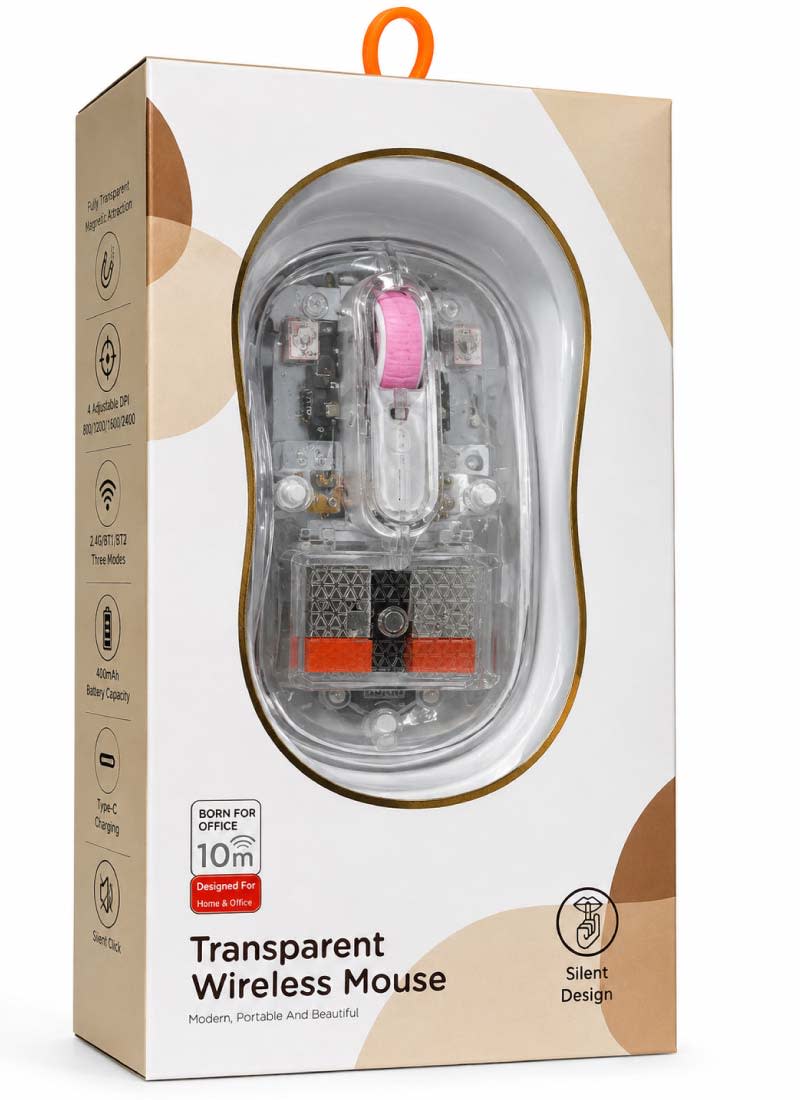 M333 Transparent Wireless Mouse 2