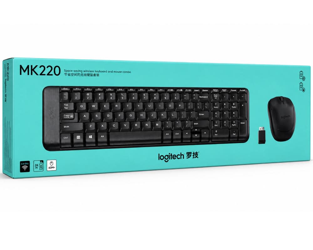 Logitech MK220 Wireless Keyboard & Mouse Combo