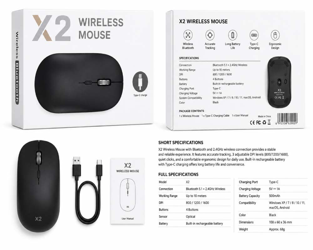 X2 Wireless Mouse 2