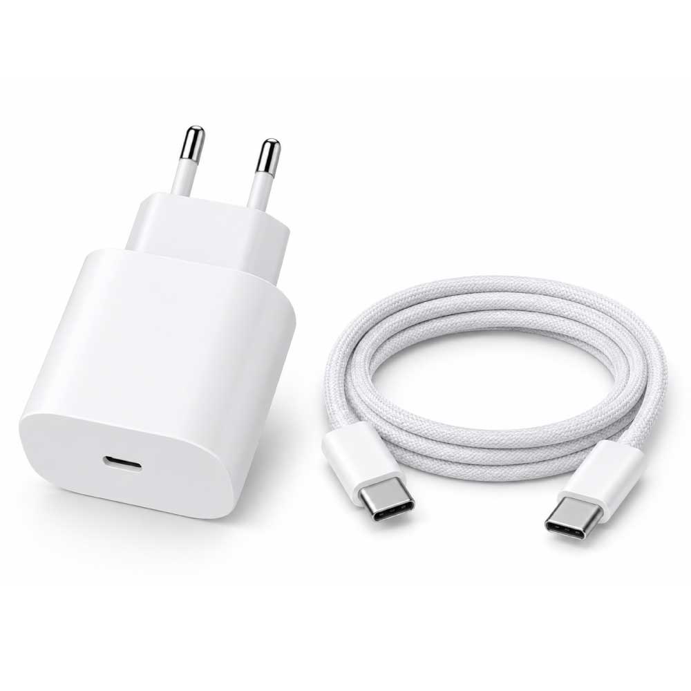 35W USB-C Power Adapter with USB-C to USB-C Cable