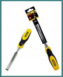 Стамеска для резьбы по дереву Stanley DynaGrip 14х125мм с кованым лезвием и стальным колпачком