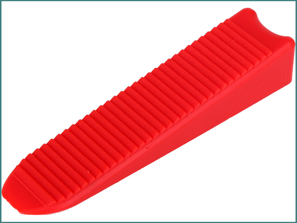 Набор клиньев для выравнивания плитки 150 шт, толщиной 5-14 мм, шов от 1 мм, YATO, размер 22x94x16 мм