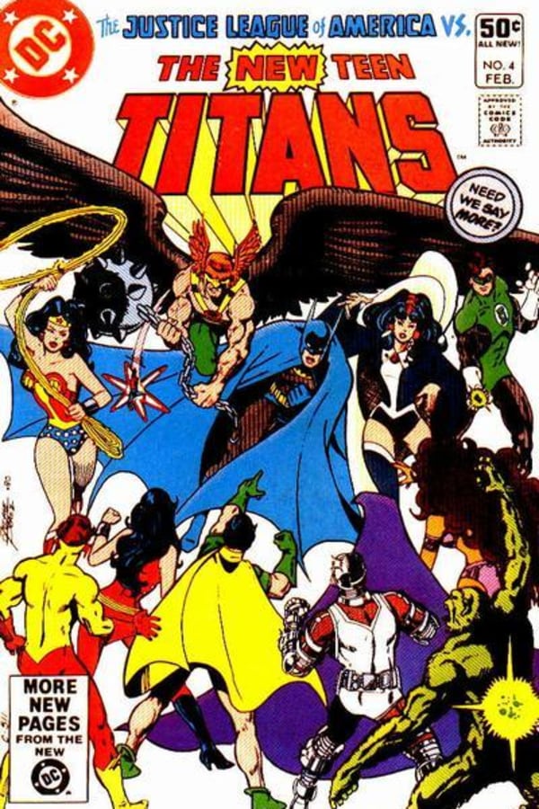 Cover of The New Teen Titans #4