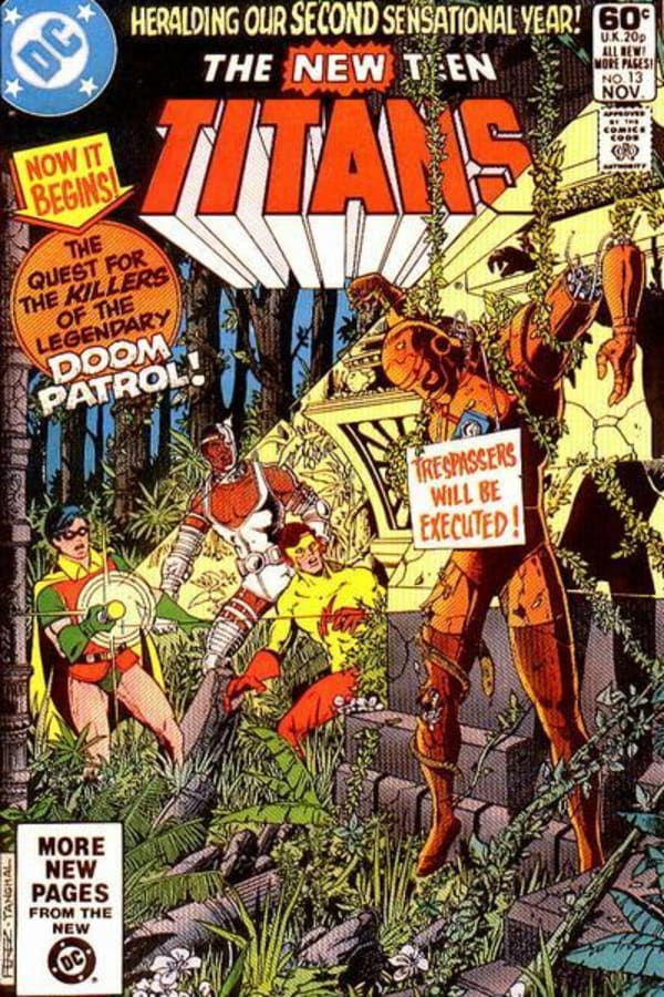 Cover of The New Teen Titans #13