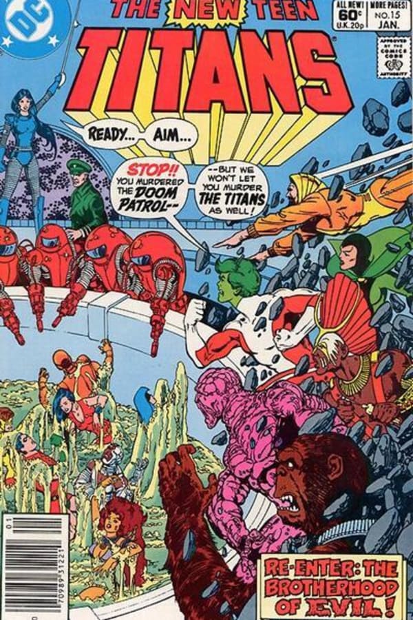 Cover of The New Teen Titans #15