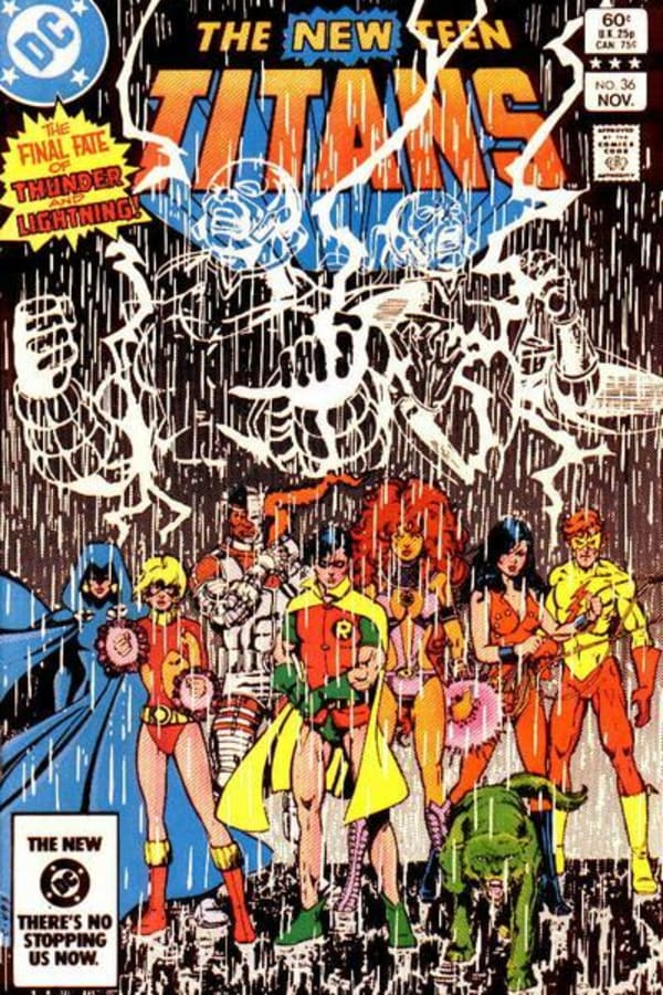 Cover of The New Teen Titans #36