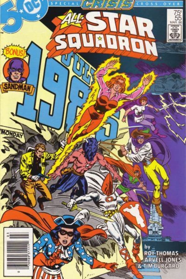 Cover of All-Star Squadron #55