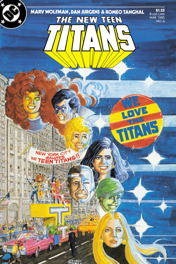 Cover of The New Teen Titans #6