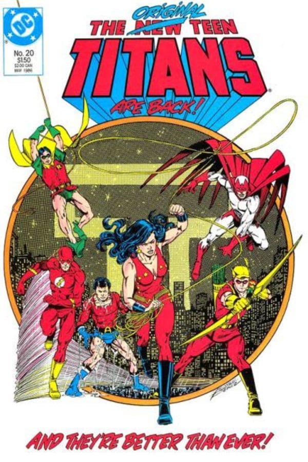 Cover of The New Teen Titans #20