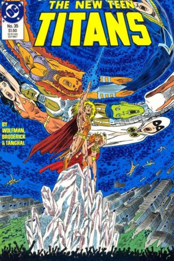 Cover of The New Teen Titans #35