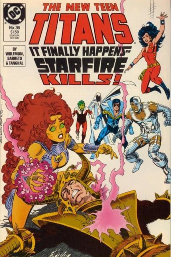 Cover of The New Teen Titans #36