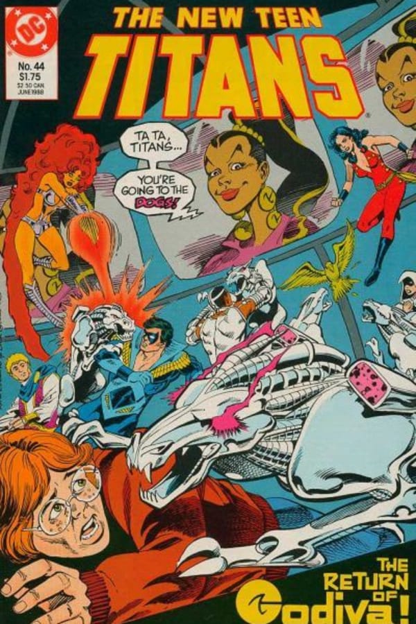 Cover of The New Teen Titans #44