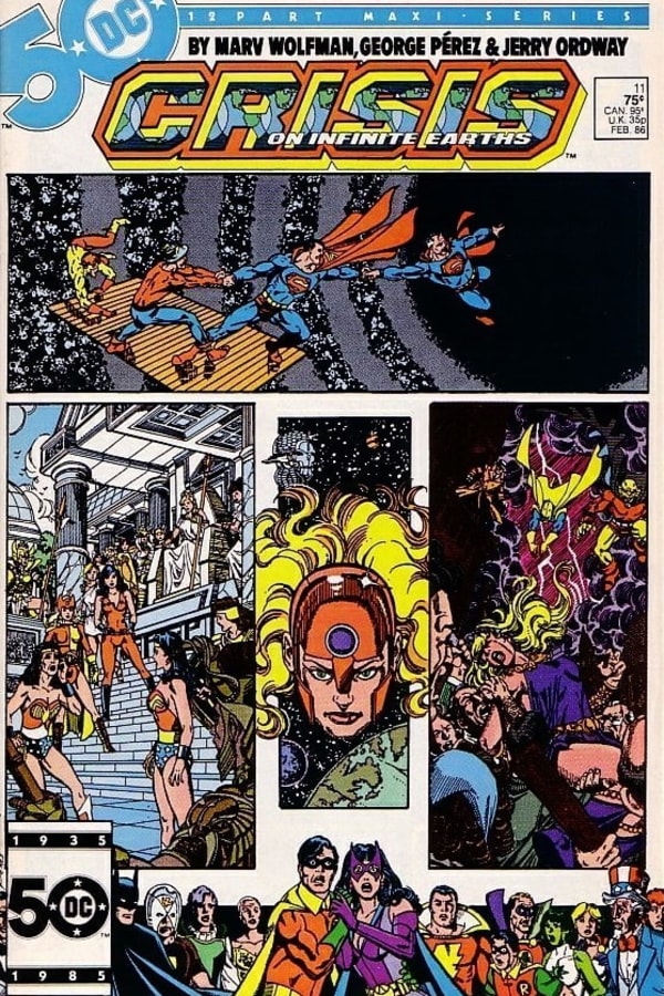 Cover of Crisis on Infinite Earths #11