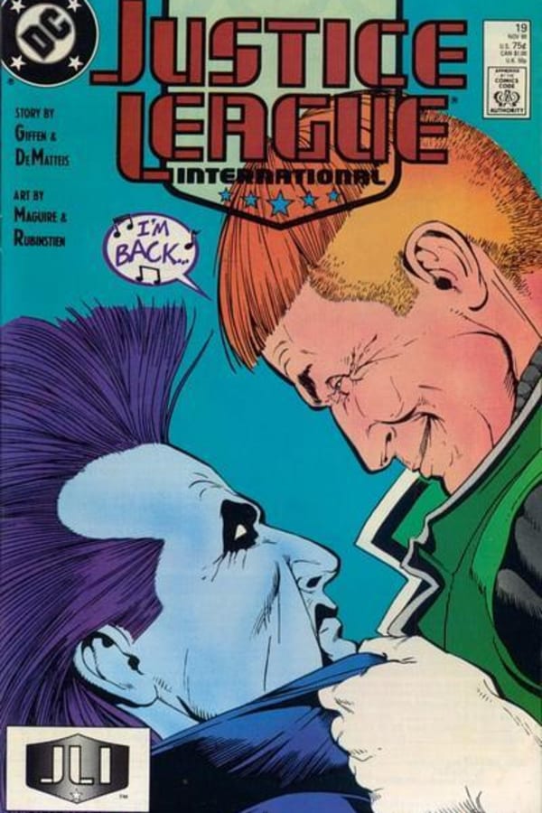 Cover of Justice League International #19