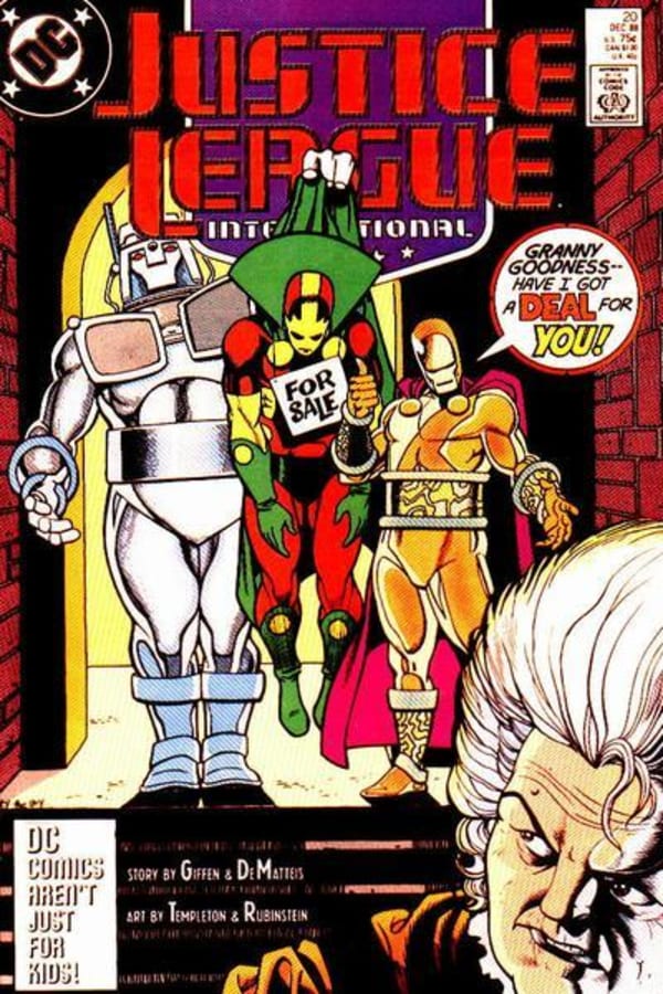 Cover of Justice League International #20