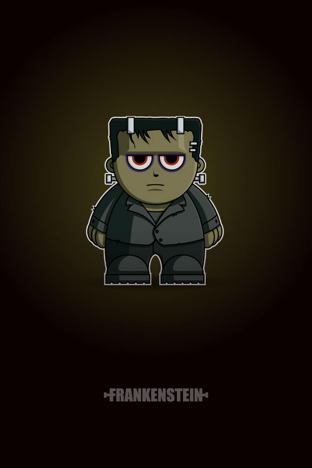 Frankenstein Chibi by Adam Miconi