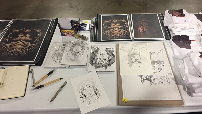 Adam Miconi Art Booth