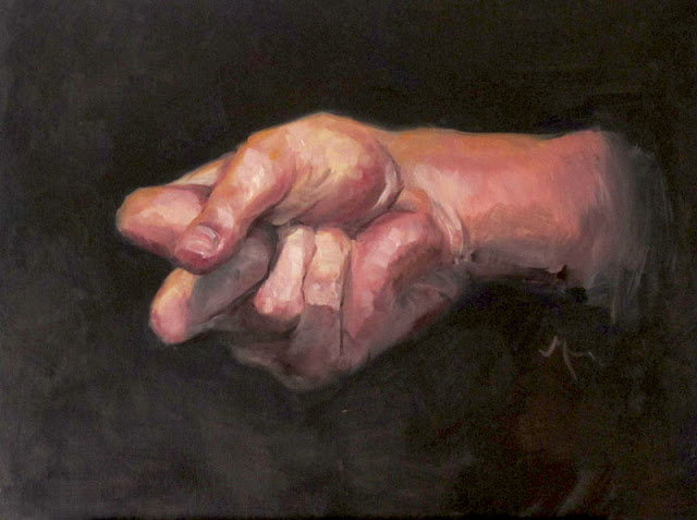 Hand Study in Oils by Adam Miconi