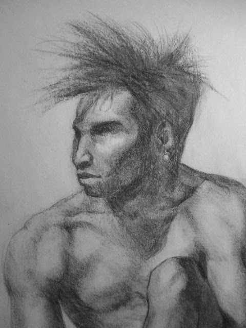 Figure Drawing in Charcoal by Adam Miconi