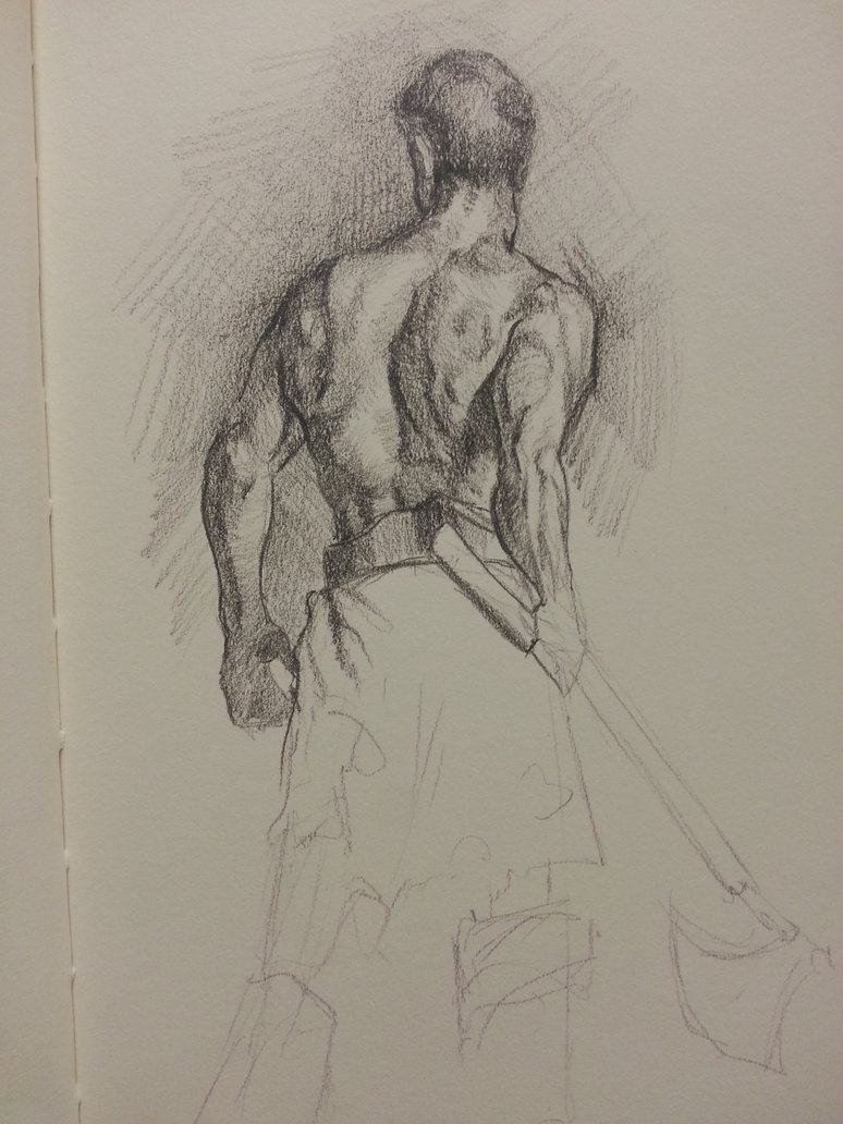 Back Study Sketch by Adam Miconi